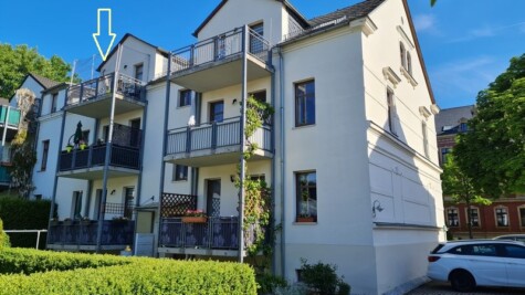 Pfiffige DG-Wohnung mit großem Südbalkon!, 09131 Chemnitz, Dachgeschosswohnung